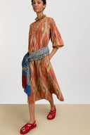 Khubani Dress - Kitila Flame Orange