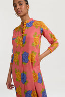 Kurta Lunga - Big Flower Old Pink