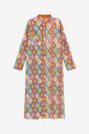 Kurta Lunga Aperta - Hima Plumbago