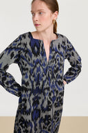 Abito Madhu - Midikasuri Damask Black