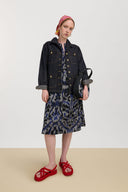 Abito Madhu - Midikasuri Damask Black