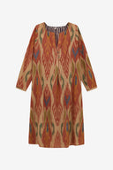Madhu Dress - Midikitila Flame Orange