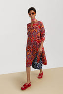 Abito Madhu - Mathura Ikat Sugar Red