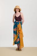 Sarong - Leopard Flower Tea