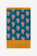 Pareo - Leopard Flower Teal