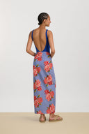Sarong - Dali' Peony Plumbago