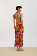 Sarong - Three Flower Red
