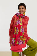 Pareo - Three Flower Red
