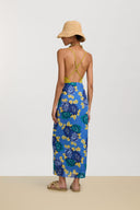 Sarong - Three Flower Plumbago
