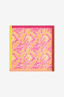 Silk Pocket Square - Dragon Cloud Fuxia