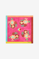 Silk Pocket Square - Dandelion Fuxia