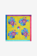 Silk Pocket Square - Dandelion Green Gold