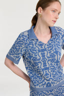 Polo Shirt - Damask Design Sugar