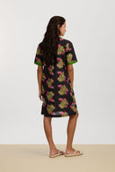 Radha Tunic - Suiko Flower Black