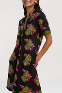 Abito Radha - Suiko Flower Black