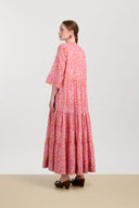 Rambagh Dress - Dragon Cloud Fuxia