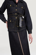 Giacca Saharian - Denim Blue