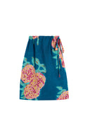 Kurta Corta - Leopard Flower Dark Teal