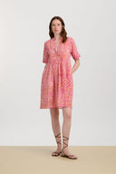 Teena Dress - Dragon Cloud Fuxia