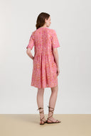 Teena Dress - Dragon Cloud Fuxia