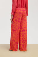 Theresa Pants - Damask Design Orange