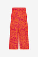 Theresa Pants - Damask Design Orange