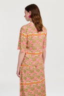 T Shirt V Neck - Japan Bounch Pink