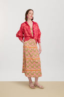 T Shirt V Neck - Japan Bounch Pink