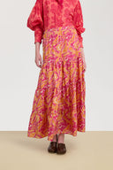 Tulsi Skirt - Dragon Cloud Fuxia