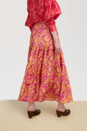 Tulsi Skirt - Dragon Cloud Fuxia