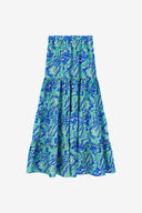 Tulsi Skirt - Dragon Cloud Aqua
