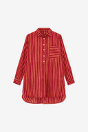 Camicia Ube - Mini Stripes Red