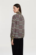 Camicia Bella - Kente Chess Ivory