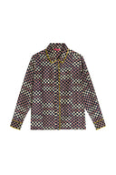 Camicia Bella - Kente Chess Ivory