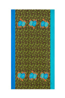Scialle 100X200 cm - New Arabesque Coffee- Green