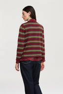 Eclaire Jumper - Three Stripes Maroon