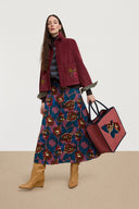Mikado Skirt - Kashmir Roses Old