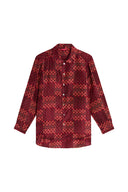 Mishima Shirt - Kente Chess Ruby