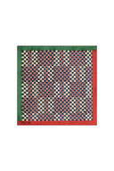 Pochette Kente - Chess Ivory