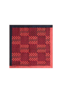 Pochette Kente - Chess Ruby Red