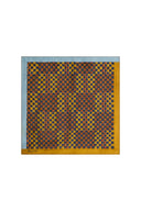 Pochette Kente - Chess Green Gold