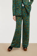 Theresa Pant - Gir Rose Turquoise