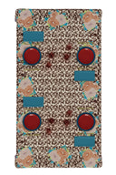 Telo Cotone 180X270Cm - Arabesque Corolla Natural Coffee