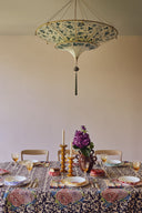 Telo Cotone 180X270Cm - Arabesque Corolla Natural Coffee