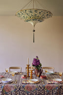 Telo Cotone 180X350Cm - Arabesque Corolla Natural Coffee