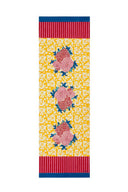Cotton Runner  50X150 - Arabesque Corolla Gold Natural