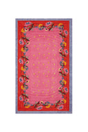 Reversible quilt 110x180 cm - Indonesian red rose