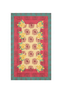 Reversible Quilt 110x180 Cm - Planet Cream Red
