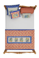 Trapunta Reversibile 110x180 cm - Positano Red Tiles