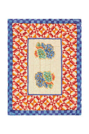 Reversible quilt 70x100 cm - Positano red tiles